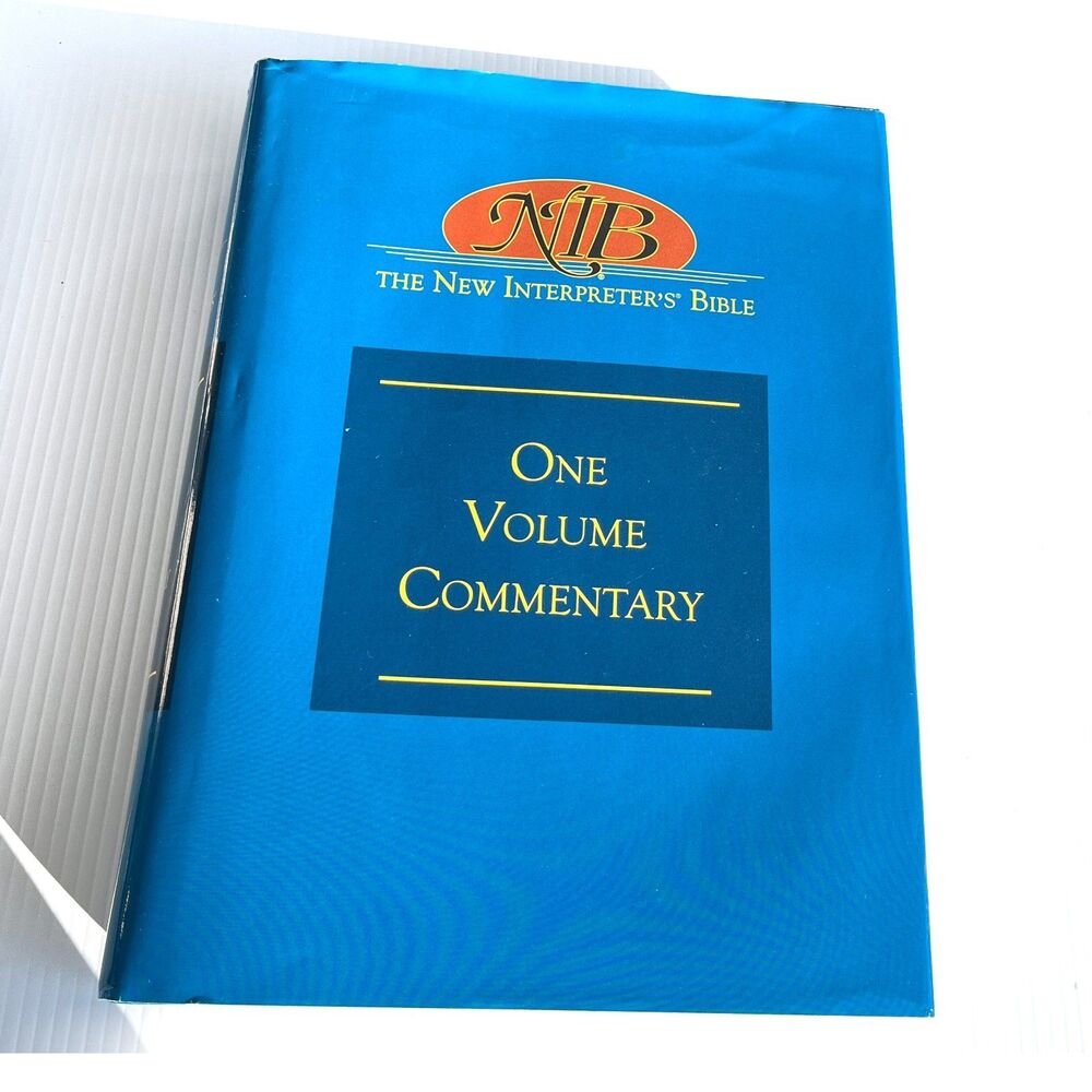 New Interpreter's Bible One-Volume Commentary by David L. Bartlett 2010 HCDJ